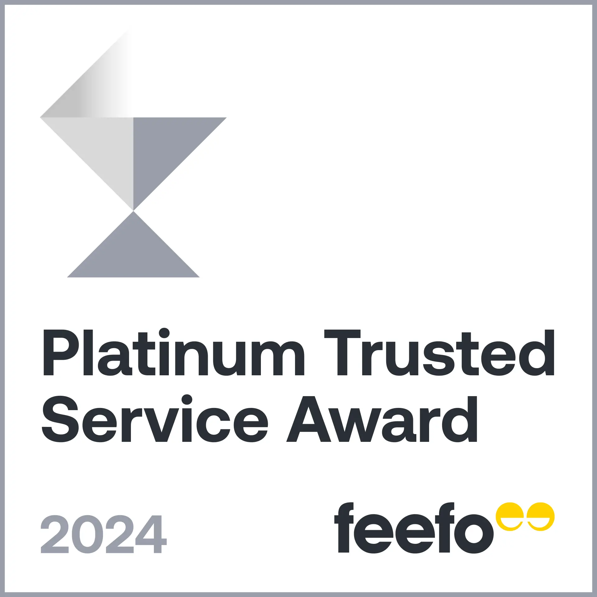 Platinum Trusted Service Award Image