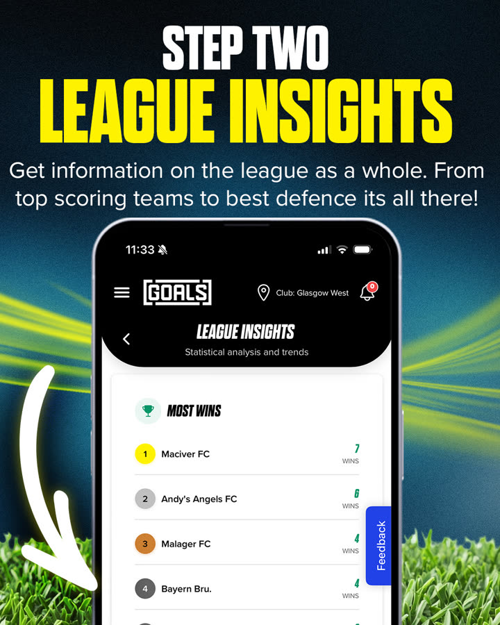 League insights — step 2