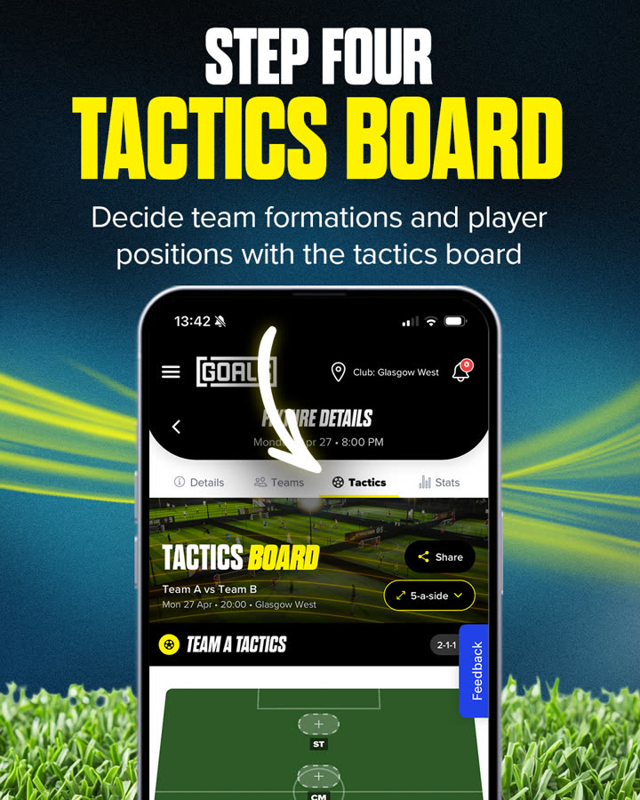 Tactics board — step 4
