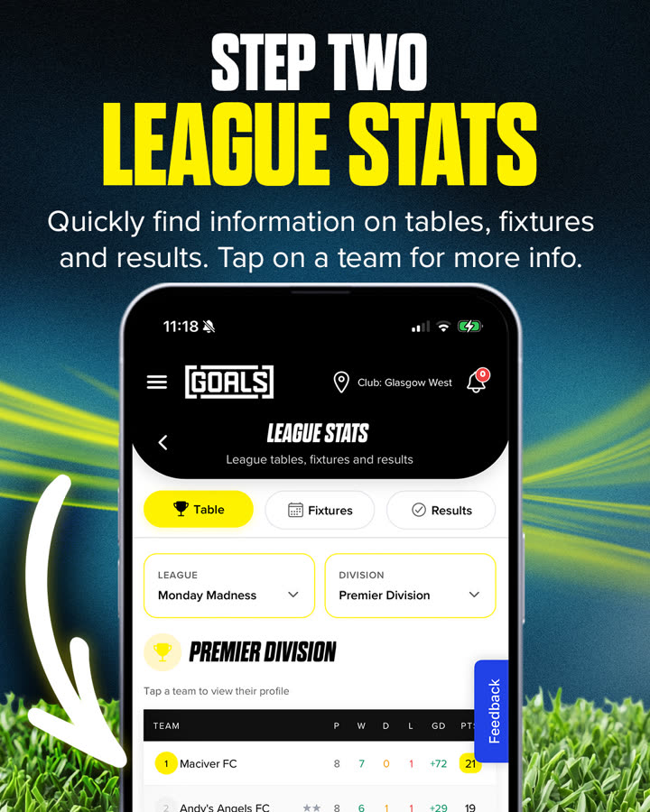 Team stats — step 2
